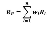 return of portfolio formula