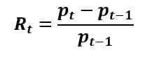 simple return formula